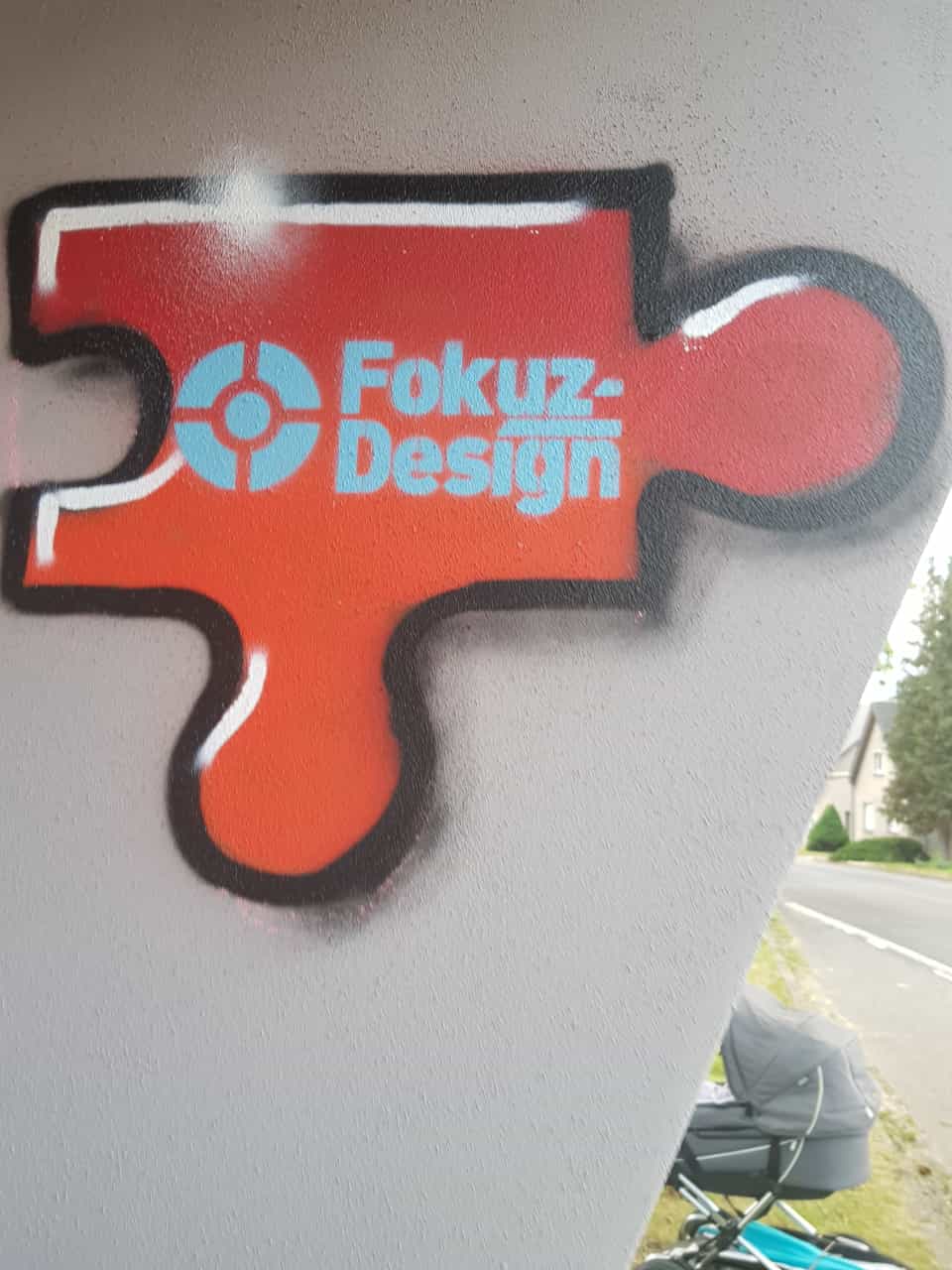 Graffiti Bushaltestelle Nr. 2